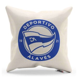 Deportivo Alavés s modrým logom na vankúši - Darček