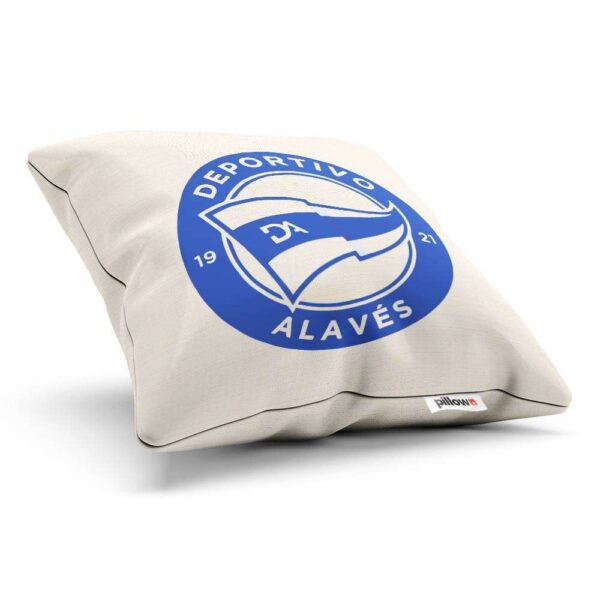 Deportivo Alavés s modrým logom na handmade vankúšiku - Suvenír