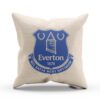 Dekoračný vankúš s emblémom klubu Everton v modrej farbe