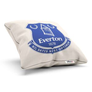 Futbalový vankúšik s emblémom Everton v modrej farbe