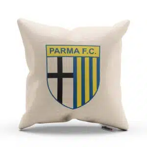 Športový vankúš s žltým logom futbalového klubu Parma FC
