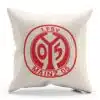 Vankúš 1. FSV Mainz s logom futbalového klubu z Bundesligy