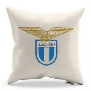 Vankúšik Lazio Roma s logom futbalového klubu zo Serie A