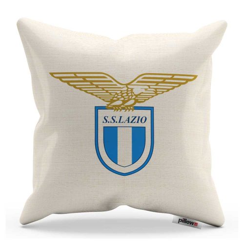 Vankúšik Lazio Roma s logom futbalového klubu zo Serie A