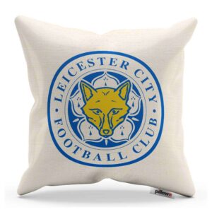 Dekoračný vankúš s emblémom FC Leicester city