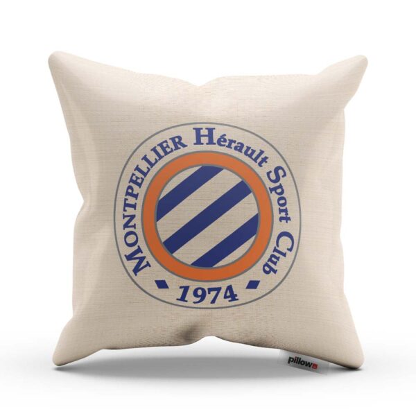 Vankúš s logom futbalového klubu Montpellier HSC