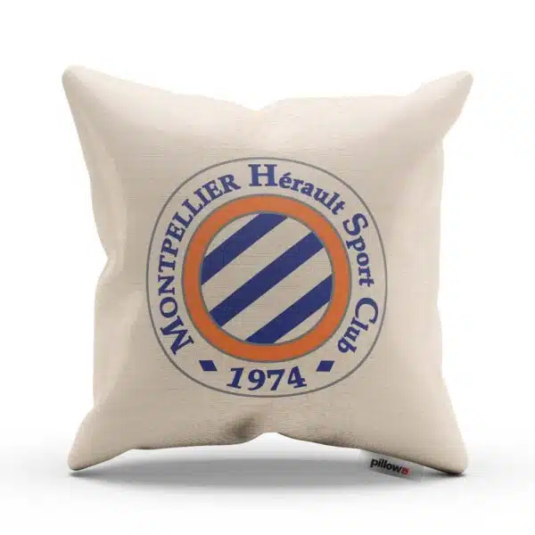 Vankúš s logom futbalového klubu Montpellier HSC