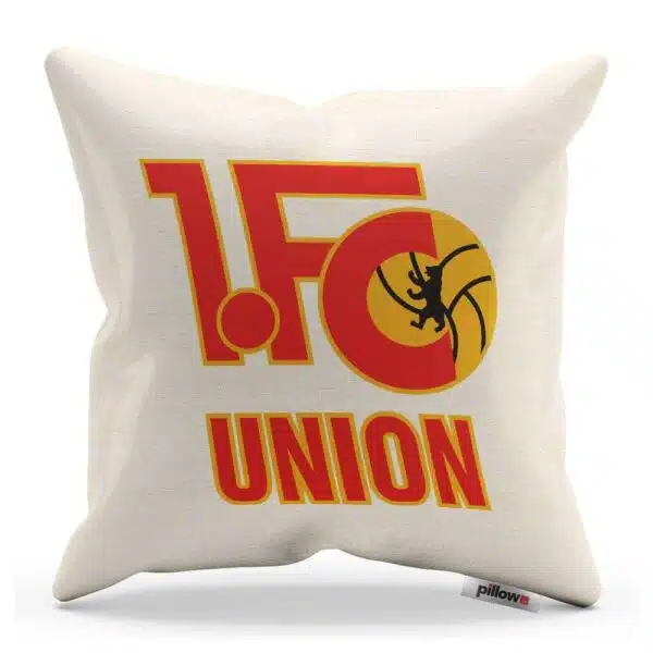 1. FC Union Berlín fotbalový klub, tlačené logo na vankúši