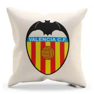 Vankúš Valencia CF s logom futbalového klubu z Primera División