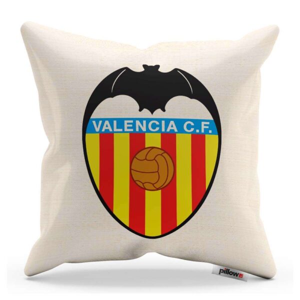 Vankúš Valencia CF s logom futbalového klubu z Primera División