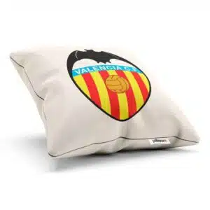 Vankúšik Valencia CF s logom futbalového klubu z La Liga