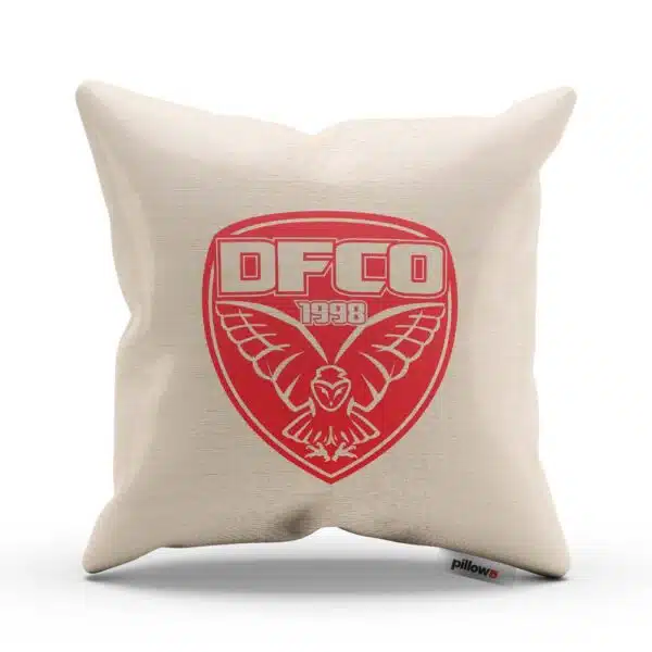 Vankúš s logom futbalového klubu Dijon FCO
