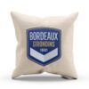 Vankúš s logom futbalového klubu FC Girondins de Bordeaux