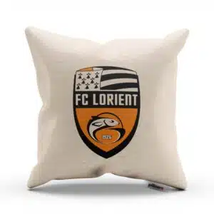 Vankúš s logom futbalového klubu FC Lorient