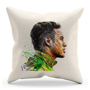 Darčekový vankúš z bavlny s portrétom hráča Neymar