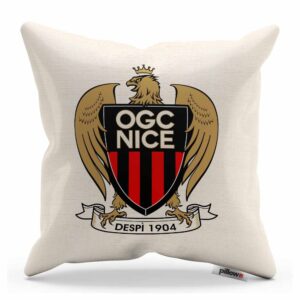 Vankúšik s logom futbalového tímu OGC Nice