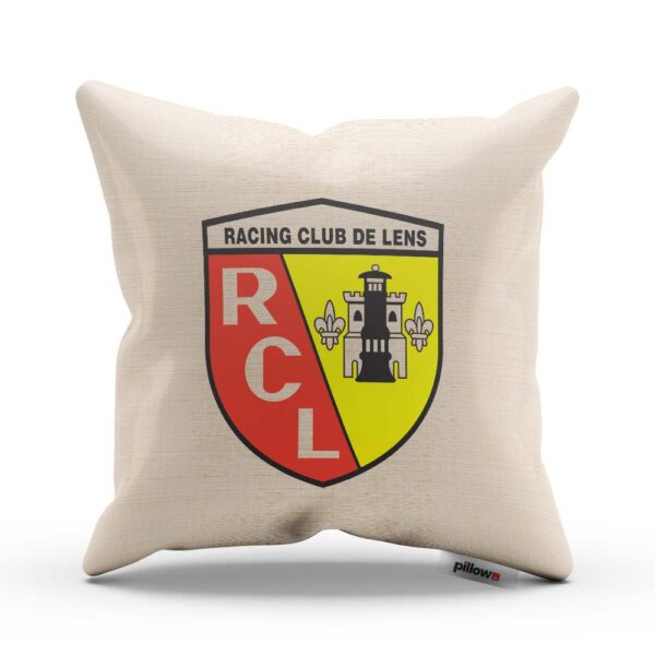 Vankúš s logom futbalového klubu RC Lens