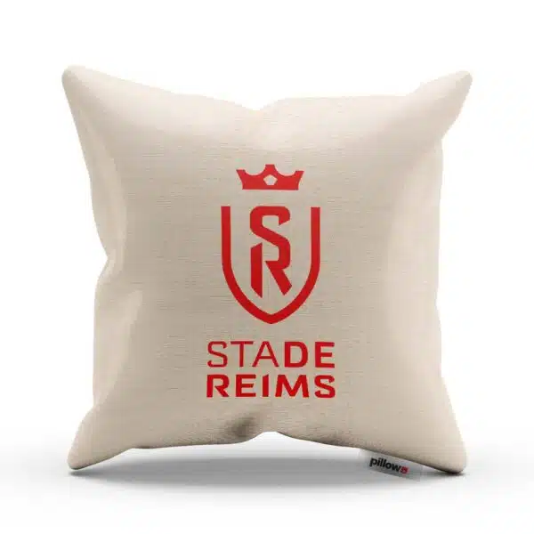 Vankúš s logom futbalového klubu Stade Reims