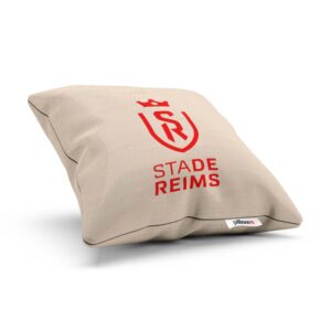 Vankúšik s logom futbalového tímu Stade Reims