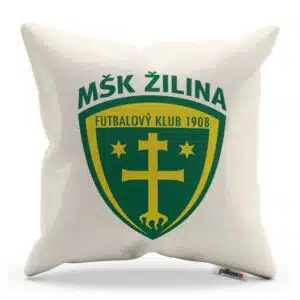Vankúšik s logom futbalového klubu MŠK Žilina
