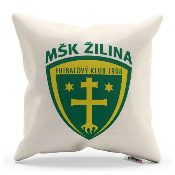 Vankúšik s logom futbalového klubu MŠK Žilina