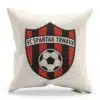 Vankúšik s logom futbalového klubu FC Spartak Trnava