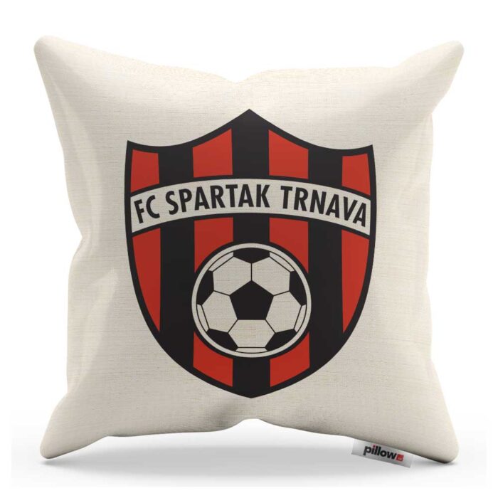 Vankúšik s logom futbalového klubu FC Spartak Trnava