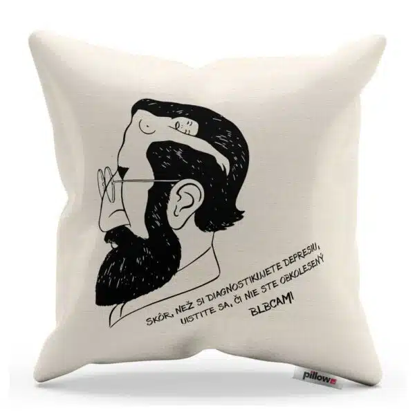 Vankúš Sigmund Freud s trefným citátom