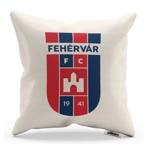 Fanúšikovský vankúš s logom Fehérvár FC, ideálny ako darček pre priaznivcov klubu a štýlový doplnok do interiéru.
