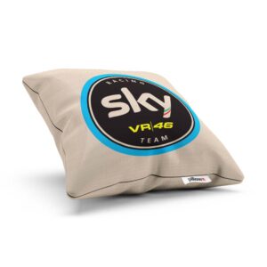 Vankúšik s logom pretekárskeho teamu Sky Racing Team VR46 z MotoGP