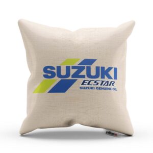 Vankúš s logom pretekárskeho teamu Suzuki MotoGP