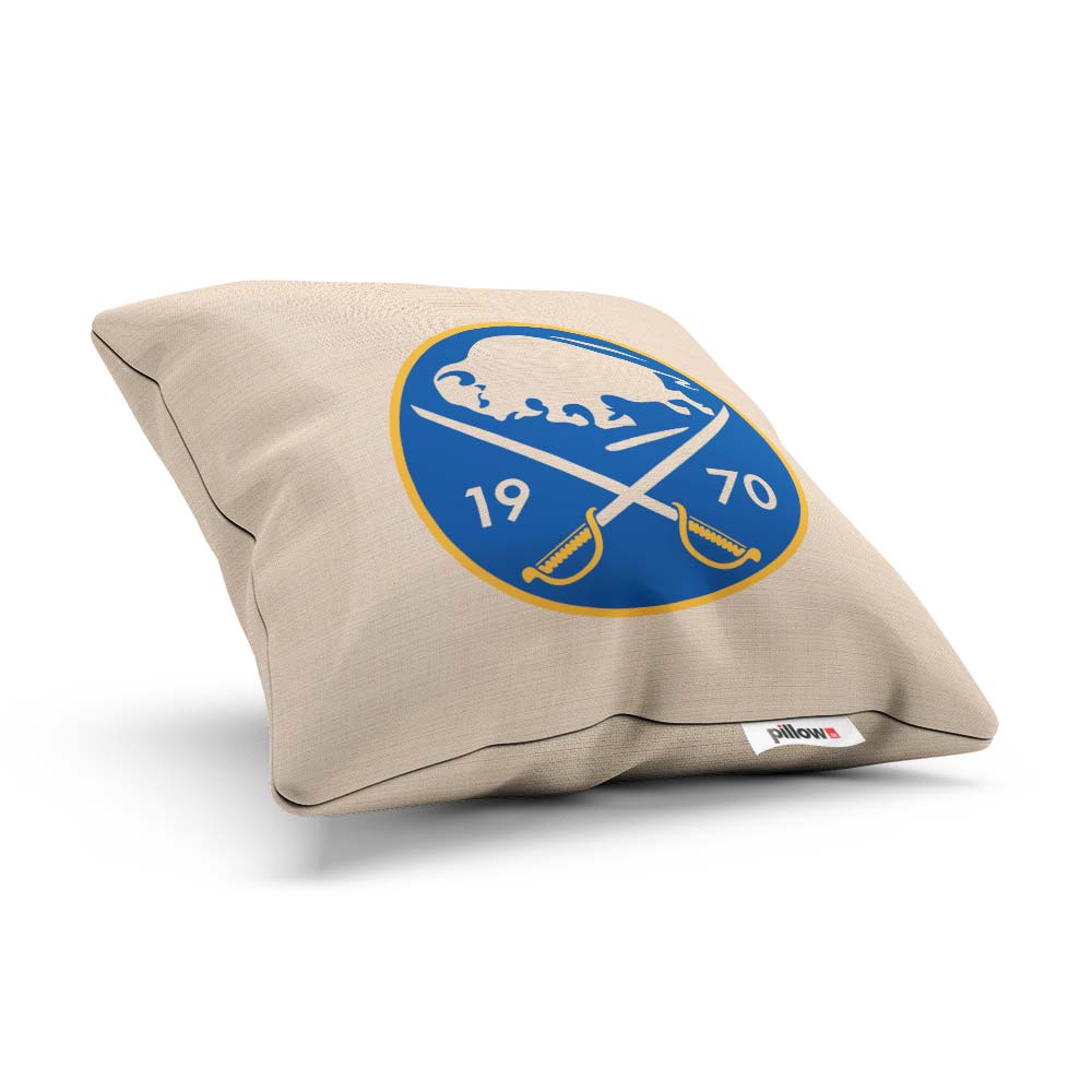 Vankúšik hokejového klubu Buffalo Sabres z NHL
