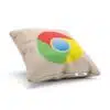 Bavlnený dekoračný vankúšik s logom Google Chrome ozdobí vašu pohovku a aj pri oddychu na ňom môžete ďalej surfovať