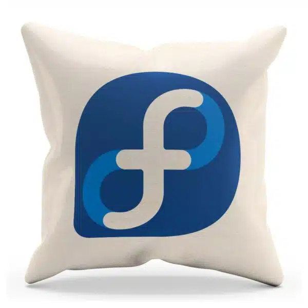 Dekoračný vankúš s logom Fedora