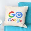 Vankúšik pre priaznivcov Google s moderným logom