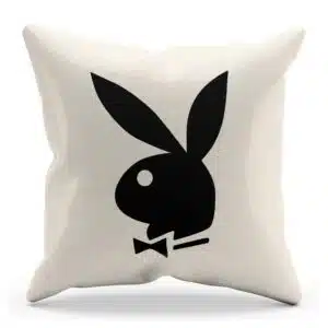 Vankúš z bavlny s logom Playboy