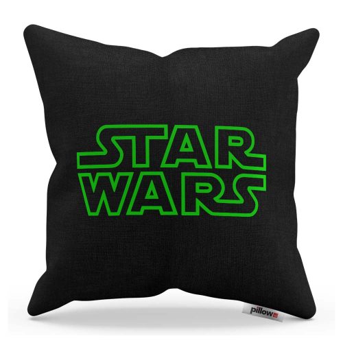 Čierny vankúš Star Wars s DTG potlačenou obliečkou