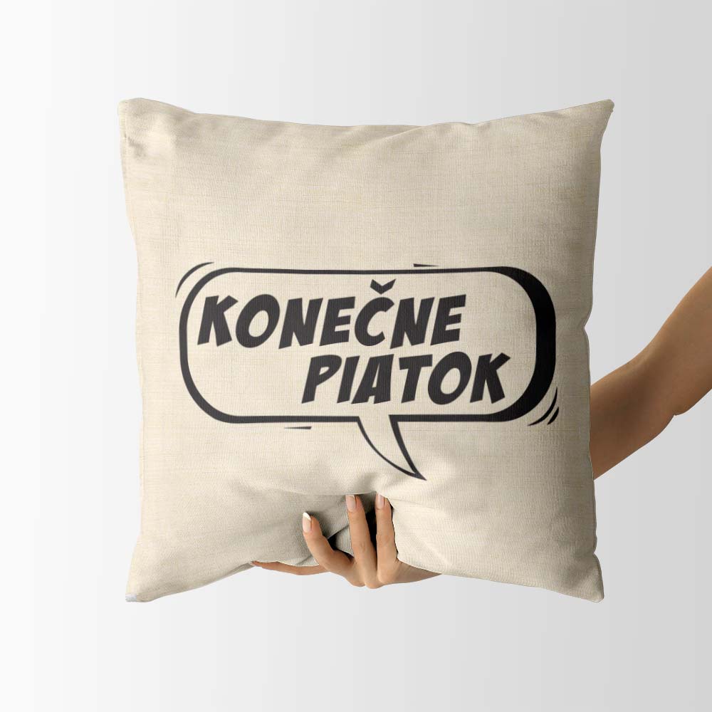 Originálny darček s vtipným nápisom Konečne piatok!