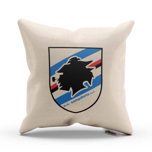 Vankúšik UC Sampdoria s logom futbalového klubu
